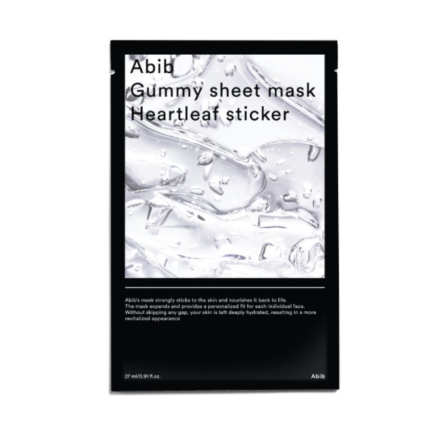 Abib - Gummy Sheet Mask - Heartleaf Sticker - 10stukken Top Merken Winkel